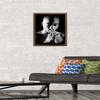 Trends International Tupac - Praying Wall Poster, 14.725" x 22.375", Mahogany Framed Version view 2