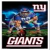 Trends International NFL New York Giants - 3 Point Stance 19 Wall Poster, 14.725" x 22.375", White Framed Version view 1