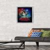 Trends International Netflix Stranger Things - One Sheet Wall Poster, 14.725" x 22.375", Silver Framed Version view 2