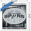 Trends International NBA San Antonio Spurs - Logo 17 Wall Poster, 22.4L x 14.7W, White Framed Version view 3