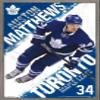 Trends International NHL Toronto Maple Leafs - Austin Matthews 16 Wall Poster, 22.375" x 34", Barnwood Framed Version view 1