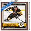 Trends International NHL Pittsburgh Penguins - Sidney Crosby 16 Wall Poster, 14.725" x 22.375", Mahogany Framed Version view 3