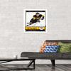 Trends International NHL Pittsburgh Penguins - Kris Letang 16 Wall Poster, 14.725" x 22.375", White Framed Version view 2
