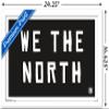 Trends International NBA Toronto Raptors - We The North 16 Wall Poster, 14.725" x 22.375", White Framed Version view 3