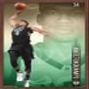 Trends International NBA Milwaukee Bucks - Giannis Antetokounmpo 17 Wall Poster, 14.725" x 22.375", Mahogany Framed Version