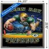 Trends International NFL Green Bay Packers - End Zone 17 Wall Poster, 22.375" x 34", Barnwood Framed Version view 3