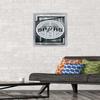 Trends International NBA San Antonio Spurs - Logo 17 Wall Poster, 22.4L x 14.7W, Silver Framed Version view 2