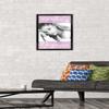 Trends International Ariana Grande - Floral Wall Poster, 14.725" x 22.375", Black Framed Version view 2
