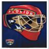 Trends International NHL Florida Panthers Mask 16 Wall Poster, 14.725" x 22.375", White Framed Version view 1