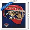 Trends International NHL Florida Panthers Mask 16 Wall Poster, 14.725" x 22.375", White Framed Version view 3