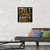 Guns N' Roses - Stacked Logo Wall Poster, 22.4L" x 14.7W", White Framed Version view 2