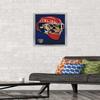 Trends International NHL Florida Panthers Mask 16 Wall Poster, 14.725" x 22.375", Silver Framed Version view 2