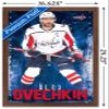NHL Washington Capitals - Alex Ovechkin 17 Wall Poster, 22.4L" x 14.7W", Mahogany Framed Version view 3