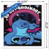 Trends International Disney Lilo and Stitch - Ordinary Wall Poster, 14.725" x 22.375", White Framed Version view 3