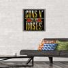 Guns N' Roses - Stacked Logo Wall Poster, 22.4L" x 14.7W", Barnwood Framed Version view 2