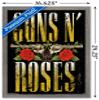 Guns N' Roses - Stacked Logo Wall Poster, 22.4L" x 14.7W", Barnwood Framed Version view 3