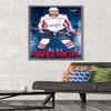 NHL Washington Capitals - Alex Ovechkin 17 Wall Poster, 34L" x 22.4W", Barnwood Framed Version view 2