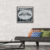 Trends International NBA San Antonio Spurs - Logo 17 Wall Poster, 22.4L x 14.7W, Barnwood Framed Version view 2