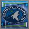 Trends International NBA Minnesota Timberwolves - Logo 17 Wall Poster, 34L x 22.4W, Barnwood Framed Version view 1