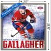 NHL Montreal Canadiens - Brendan Gallagher 18 Wall Poster, 34L" x 22.4W", Barnwood Framed Version view 3