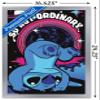 Trends International Disney Lilo and Stitch - Ordinary Wall Poster, 14.725" x 22.375", Silver Framed Version view 3