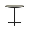 Correll 48" Round, 42" High Standing, Barstool Height Caf & Break Room Bistro Table, Savannah Sand HP Laminate Top, Cast Iron Base (BXB48R-54) view 2