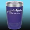 1966-77 Ford Bronco 20oz Stainless Steel Tumbler w/Clear Lid purple view 1