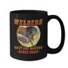 BeeTeeStore Funny Welder Coffee Mug - Best Arc Makers Since Noah Design for Arc, Mig, Tig & Spot Welders - 15oz Black Ceramic Tea Cup view 2