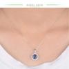 Bansriracha 925 Sterling Silver Pendant Gemstone Blue Spinel Sapphire Necklaces for Women Party Gifts for Women Jewelry view 4