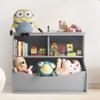 CAPHAUS Kids' Multifunctional Book and Toy Storage Cubby - Open Shelf Organizer for Nursery, Playroom, Closet - Home Organization Toy Bookcase view 1