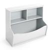 CAPHAUS Kids' Toy Storage Organizer, Open Storage Cubby, Multifunctional Book and Toy Storage Cabinet, Book and Toy Storage Shelf for Nursery, Playroom, Closet, Home Organization Toy Bookcase view 3
