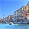 Posterazzi PDDEU16WPE0439LARGE Colorful Grand Canal Boats Gondola Reflections, Venice, Italy Photo Print, 24 x 36, Multi view 1