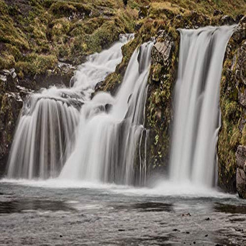 Posterazzi PDDEU14JFO0020LARGE Iceland, Kirkjufellsfoss Photo Print, 36 x 24, Multi