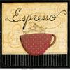 Posterazzi PDXDDPSQ312ALARGE Espresso Stripe Photo Print, 24 x 24, Multi view 1