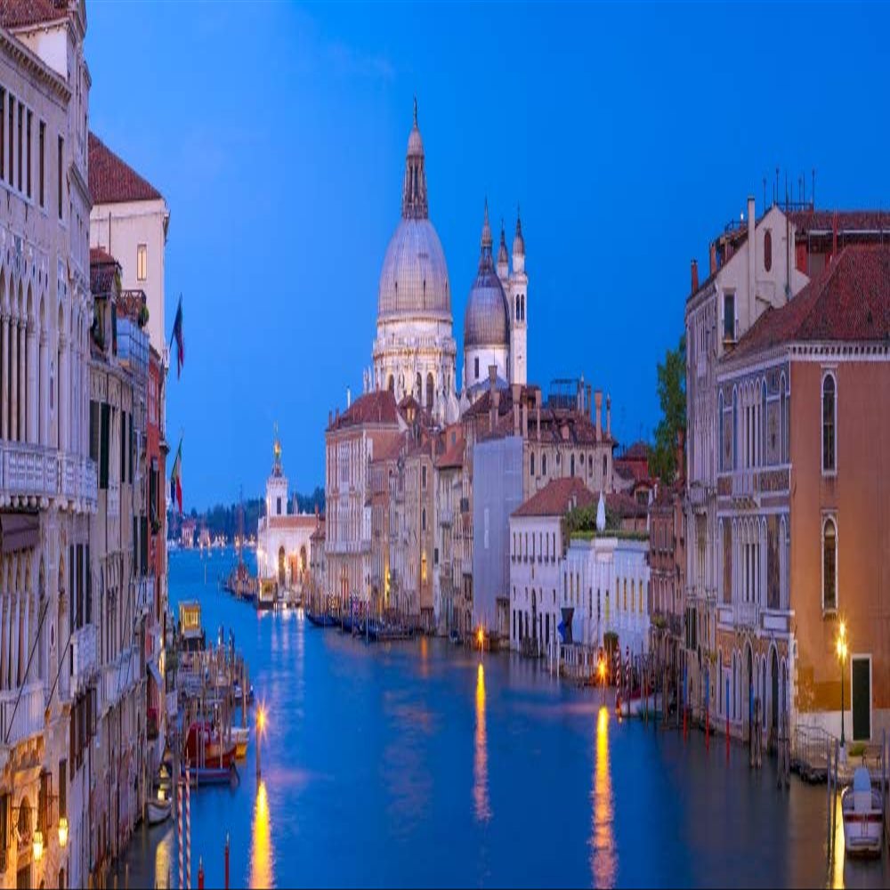 Posterazzi PDDEU16BJY0355LARGE Italy, Venice. Church of Santa Maria Della Salute at Sunset Photo Print, 24 x 36, Multi