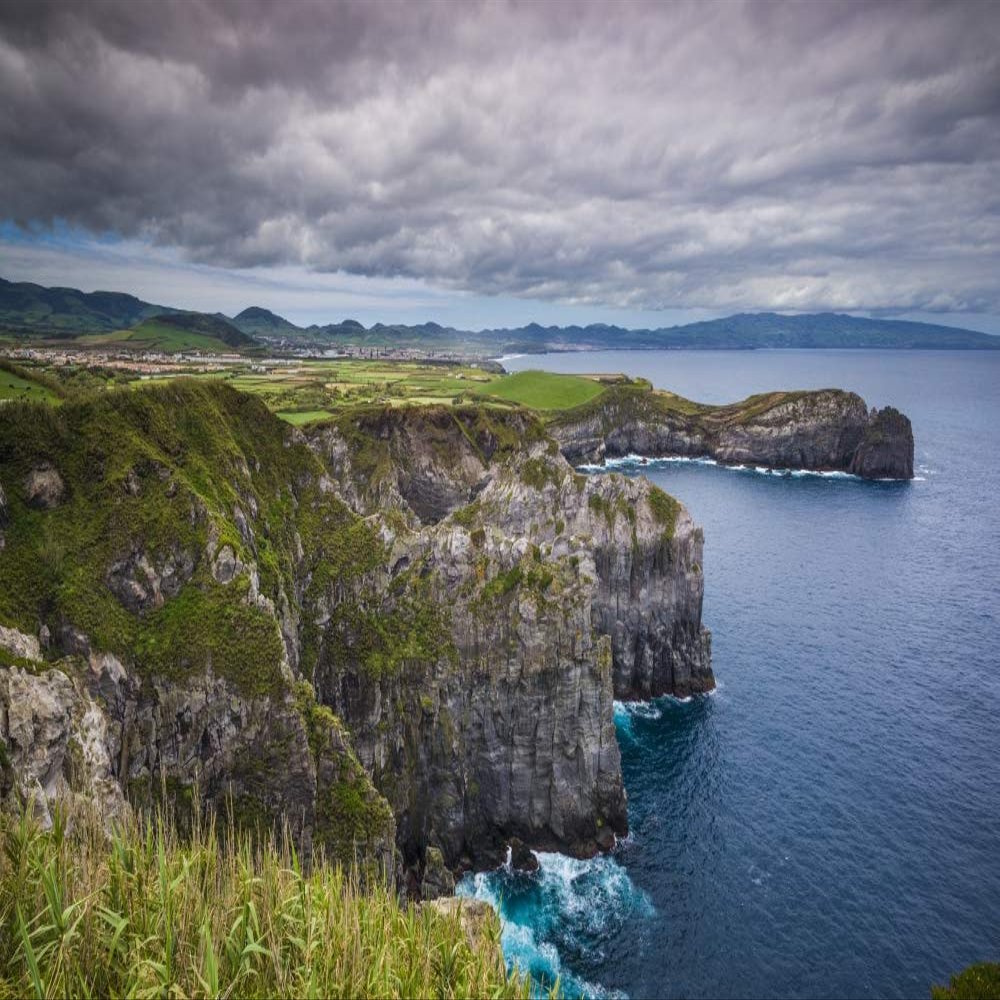 Posterazzi PDDEU23WBI1232LARGE Portugal, Azores, Sao Miguel Island, Ponta de Cintrao, Coastal View Photo Print, 24 x 36, Multi