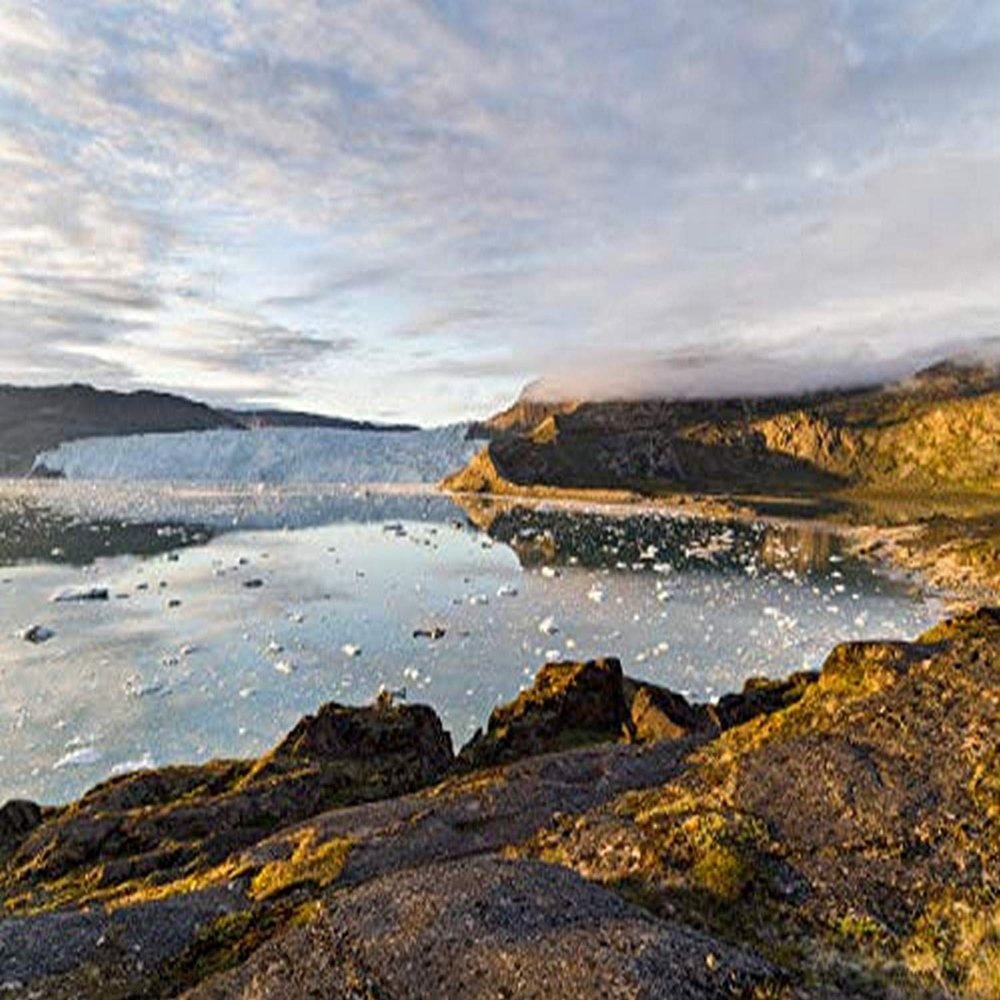 Posterazzi PDDGR01MZW1799LARGE Eqip Sermia Glacier in Denmark's Overseas Territory, Greenland Photo Print, 36 x 24, Multi