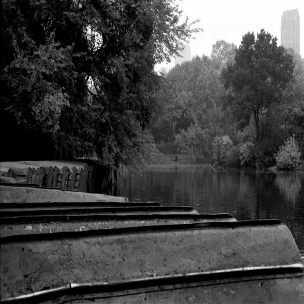 Posterazzi PDXJPIRC016ALARGE Central Park Row Boats II Photo Print, 36 x 24, Multi