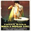 Posterazzi PDX482713LARGE Theda Bara, When A Woman Sins Poster Photo Print, 24 x 36, Multi view 1