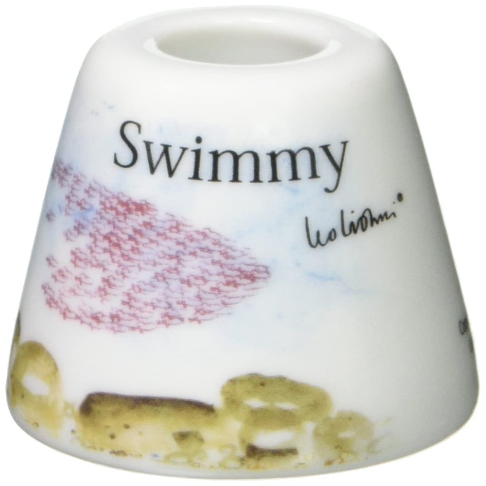 Aito 278403 Leo Lionni Toothbrush Stand, Pen Holder, Approx. 2.0 x 1.6 inches (5 x 4 cm), Swimmy, Mino Ware Made in Japan