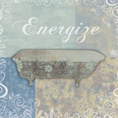 Posterazzi PDXGLSQ014DLARGE Energize Bath Tub Photo Print, 24 x 24, Multi
