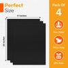 Oven Liners for Bottom of Electric Gas Oven Reusable - 4 Pack Large Heavy Duty Nonstick Teflon Range Mat 17"x 25" - Stove Floor Protector Liner Easy to Clean Reduce Spills Stuck Foods and Clean Up view 2