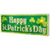 Lighted Holographic Happy St. Patrick's Day Window Decoration - 17" view 4