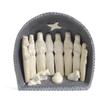 The Barrington Garage Hand Carved African Soapstone 6-inch Cove Nativity view 1