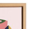 Kate and Laurel Sylvie Myriam's Garden Framed Canvas Wall Art by Myriam Van Neste, 18x24 Natural, Nature-Inspired Wall Decor view 3