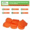 [150 PACK] 38MM Orange Tamper Evident Ratchet Caps/Lids by EcoQuality view 2