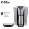 Keurig C K-Elite Maker, Single Serve K-Cup Pod Brewer, with Iced Coffee Capability, Extra Included, 75oz, Brushed Silver Plus Filter Bundle view 3
