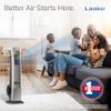 Lasko Outdoor Living Oscillating Tower Fan, for Decks, Patios and Porches, 10 Foot Power Cord, 4 Refreshing Speeds, 42", Beige, YF202 view 2