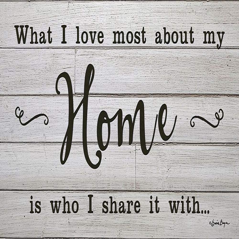 Posterazzi PDXBOY388LARGE My Home Photo Print, 36 x 18, Multi
