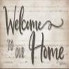 Posterazzi PDXBOY444LARGE Welcome to Our Home Photo Print, 36 x 18, Multi view 1